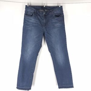 KFTK Jeans Raw Hem Women's Size 10